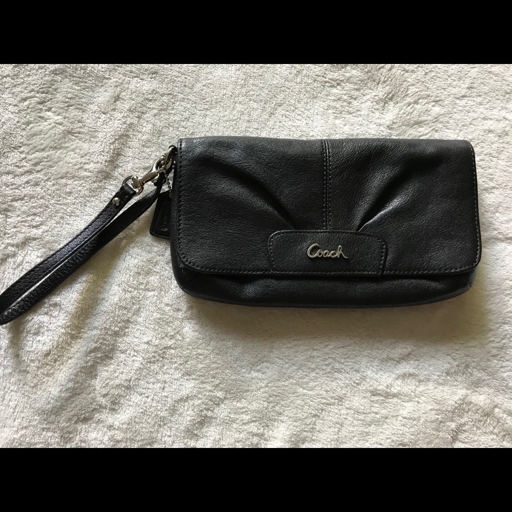 Black Coach Wristlet/Wallet
